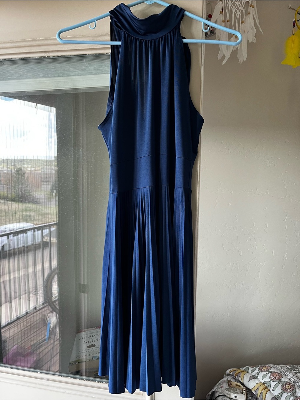 Forever 21 Navy Halter Maxi Dress